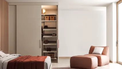 Poltroncina in pelle Eden di Pianca