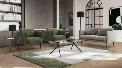 Divano a due posti in tessuto Boon Loveseat di Le Comfort