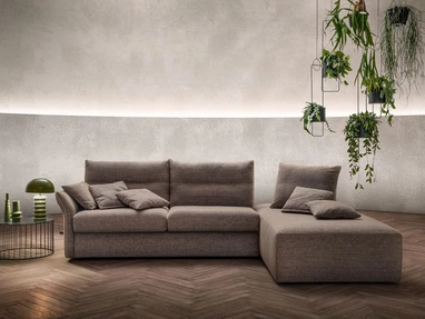 Divano Letto con penisola Rock di Samoa