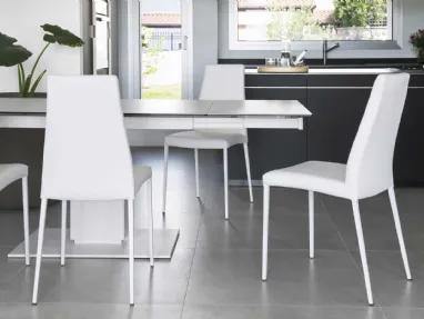Sedia imbottita Aida di Calligaris