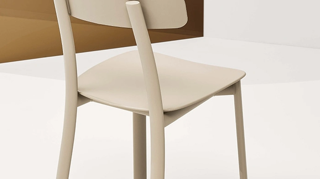 Sedia Feluca Pop in polipropilene e acciaio di Infiniti