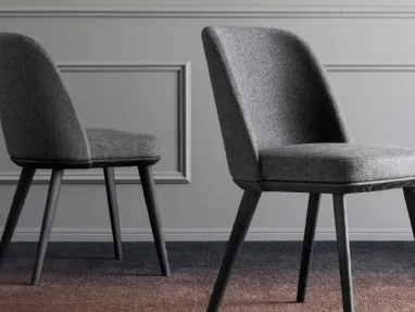 Sedia in tessuto Foyer di Calligaris