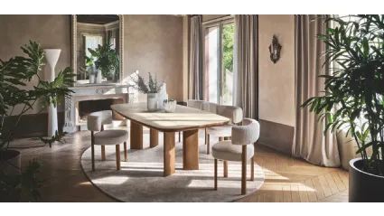 Sedia in tessuto Glen di Calligaris