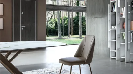 Sedia in ecopelle Jois di Easyline