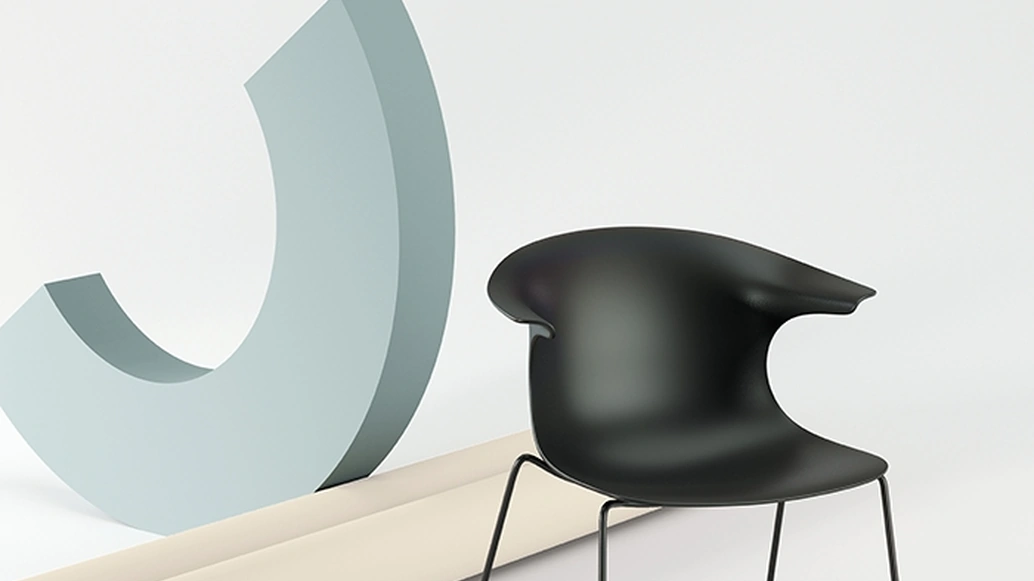 Sedia Loop Mono Sled di Infiniti