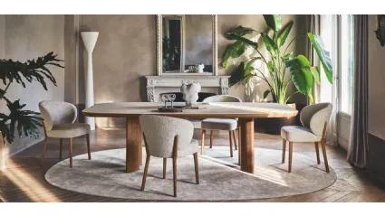Sedia imbottita Mara di Calligaris