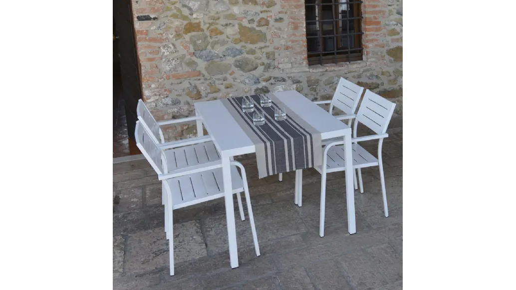 Sedia Out Metal Poltroncina in metallo zincato e verniciato di La Seggiola