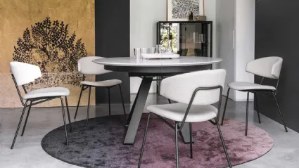 Sedia in tessuto con struttura in metallo Sophia di Calligaris