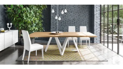 Tavolo Cartesio in legno di Calligaris