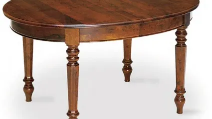 Tavolo in legno con piano ovale Classico di Aeffe