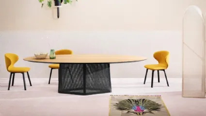 Tavolo rotondo di design Colony Table di Miniforms