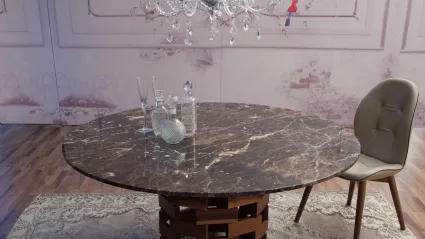 Tavolo rotondo Colosseo di Tonin Casa
