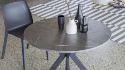 Tavolo rotondo allungabile Micro Round di La Seggiola