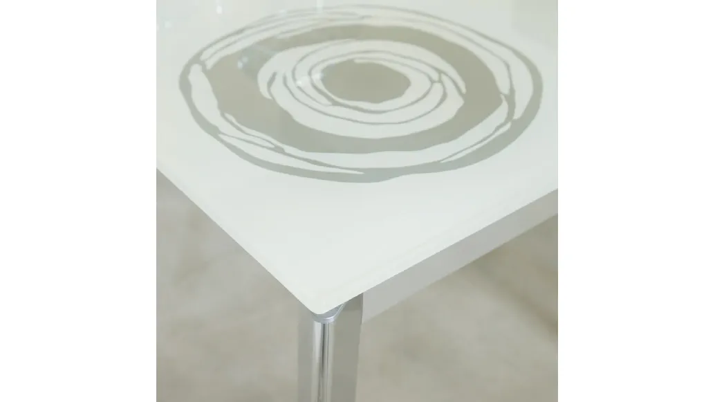 Tavolo con gambe in alluminio Ascanio di Ponti Terenghi