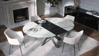 Tavolo allungabile Style Round di Tonin Casa