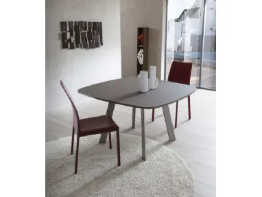 Tavolo in laminato Upper Round di Sedie Brianza