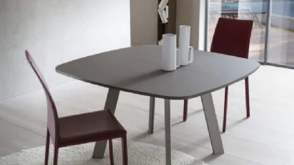 Tavolo in laminato Upper Round di Sedie Brianza