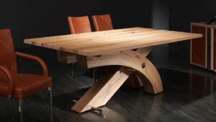 Tavolo con basamento di design Vinci 001 di Sprenger