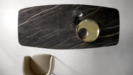 Tavolo T1339F Coast 180 in ceramica di Zamagna