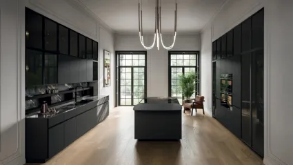 Cucina Moderna con isola Glass 2|0 04 di Arredo3