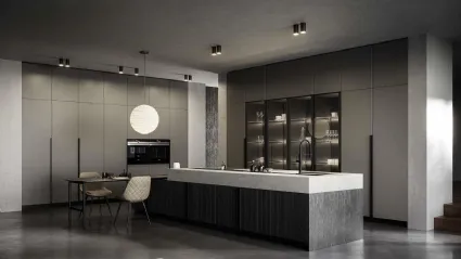 Cucina Moderna con isola Tratto 10 01 di Arredo3