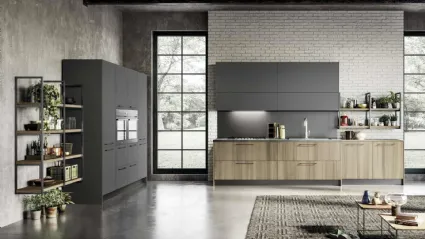 Cucina Moderna ad angolo in laminato e laccato Cloe 03 di Arredo3