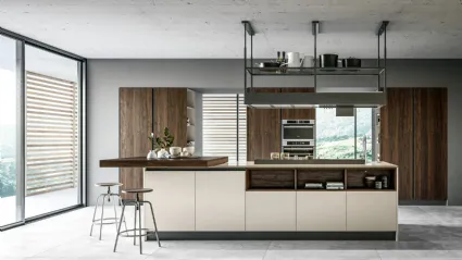 Cucina Moderna Round 01 con isola di Arredo3