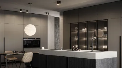 Cucina Moderna Tratto 10 n 01 con isola di Arredo3