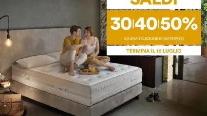 SALDI 30/40/50% su una selezione di materassi Dorelan