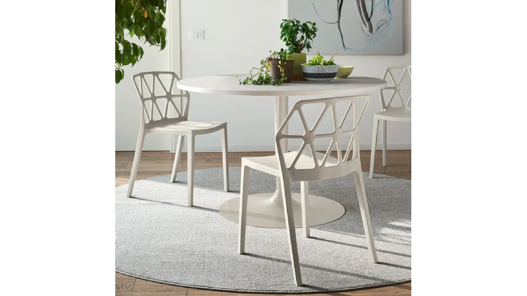 Sedia impilabile Alchemia di Connubia Outdoor