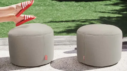 Pouf in tessuto impermeabile da giardino Point Outdoor di Fatboy