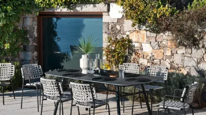 Tavolo rettangolare Yo! di Connubia Outdoor