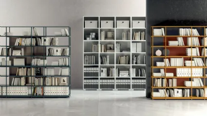 Mobile Ufficio Libreria Halite in melaminico o metallo di MobilOfficeFurniture