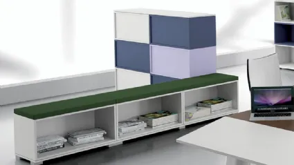 Cassettiera Halite in melaminico e laccato di MobilOfficeFurniture