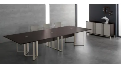 Scrivania Infinity Meeting in melaminico e metallo di MobilOfficeFurniture