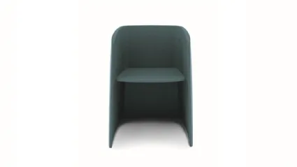 Poltroncina da attesa Nest Due in tessuto di MobilOfficeFurniture