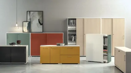 Armadi Ufficio Point2 in laminato e melaminico di MobilOfficeFurniture