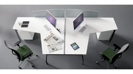 Scrivania operativa Sketch di MobilOfficeFurniture